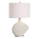 Duostacked - Ceramic Table Lamp - White - Uttermost - Table Lamps- Elite Enclave Home