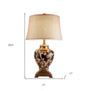 Ancient Baroque Styled Table Lamp - Gold