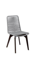 Solid Wood Outdoor Dining Chair (Set of 2) - Silver