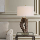 Namath - Wood Table Lamp - Brown