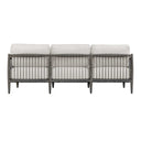 Borneo - Outdoor Sofa - Brown / Oyster White