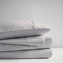 600 Thread Count - Cooling Cotton Blend 4 Piece Full Sheet Set - Gray