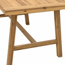Solid Wood Outdoor Dining Table - Natural