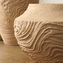 Sandstone Flow - Small Terracotta Vase - Light Brown