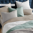 Mina - Full/Queen Waffle Weave Textured Duvet Cover Set - White - Comfort Spaces - Duvet Covers & Shams - Elite Enclave Home