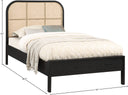 Siena - Bed - Meridian Furniture - Panel Beds - Elite Enclave Home