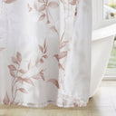 Cecily - Burnout Printed Shower Curtain - Mauve - Madison Park - Shower Curtains - Elite Enclave Home