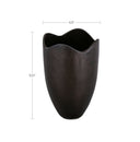 Athena - Cast Aluminum Vase - Blackened Bronze / Brown - Moe's Home Collection - Vases & Jars - Elite Enclave Home