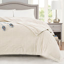 Electric Micro Fleece - Twin Heated Blanket - Ivory