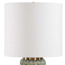 Hensley - Table Lamp - Ivory & Green