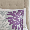 Maible - King Complete Comforter And Sheet Set - Purple
