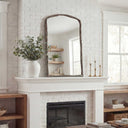 Hammered Antique - Arch Mirror - Nickel