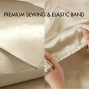 Satin - 6 Piece California King Luxury Sheet Set - Champagne