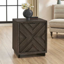 Barrett - Oak Cabinet - Dark Charcoal - Uttermost - Accent Cabinets - Elite Enclave Home