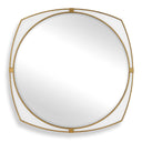 Estella - Round Mirror - Gold / White