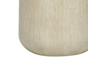 Concrete Urn Table Lamp With Ivory Drum Shade - Beige - HomeRoots - Table Lamps - Elite Enclave Home