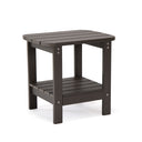 Plastic Outdoor Side Table - Chocolate