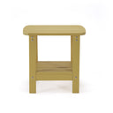 Plastic Outdoor Side Table - Yellow