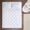 Serenity - Queen Waterproof 3M Scotchgard Moisture Treatment Mattress Protector Pad - White
