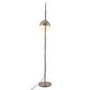 Crossed Floor Lamp - White And Brushed Bronze - HomeRoots - Floor Lamps - Elite Enclave Home