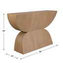 Ciano - Modern Wood Console Table - Woodtone - Uttermost - Console Tables - Elite Enclave Home