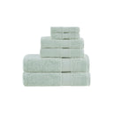 Organic - 6 Piece Towel Set - Seafoam - Madison Park - Towel Sets - Elite Enclave Home