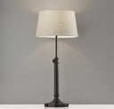 Metal With Tan Empire Shade (Set of 2) - Black