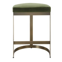 Ivanna - Brass Counter Stool - Moss - Uttermost - Counter Height (24"-27")- Elite Enclave Home