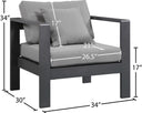 Nizuc - Outdoor Patio Arm Chair - Meridian Furniture - Arm Chairs- Elite Enclave Home