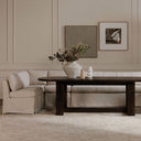 Fable - 3 Piece Slipcover Dining Banquette L - Shape - Beige - Moe's Home Collection - Stationary Sectionals - Elite Enclave Home