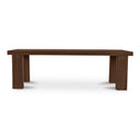 Marina - Ourdoor Dining Bench - Dark Brown - Moe's Home Collection - Benches - Elite Enclave Home