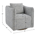 Corben - Swivel Chair - Uttermost - Swivel Chairs - Elite Enclave Home