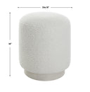 Avila - White Ottoman