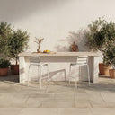 Kade - Outdoor Bar Stool (Set of 2) - White - Moe's Home Collection - Chair Sets - Elite Enclave Home