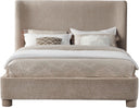 Penny - Chenille Fabric Bed - Meridian Furniture - Upholstered Beds - Elite Enclave Home
