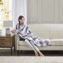 Zuri - Throw - Gray - Madison Park - Throws - Elite Enclave Home