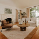 Pellicano - Sofa - Beige Stripe - Moe's Home Collection - Stationary Sofas - Elite Enclave Home