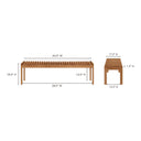 Rohe - Bench - Light Brown - Moe's Home Collection - Dining Benches - Elite Enclave Home