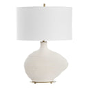 Duostacked - Ceramic Table Lamp - White - Uttermost - Table Lamps- Elite Enclave Home