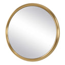 Atkinson - Modern Round Mirror - Brass - Uttermost - Accent Mirrors - Elite Enclave Home