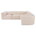 Matina - Classic L Modular Sectional - Oatmeal - Moe's Home Collection - Stationary Sectionals - Elite Enclave Home