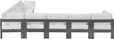 Nizuc - Outdoor Patio 8 Piece Modular Sectional With Gray Frame