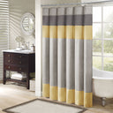 Amherst - Shower Curtain - Yellow - Madison Park - Shower Curtains - Elite Enclave Home