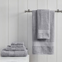 Organic - 6 Piece Towel Set - Gray - Madison Park - Towel Sets - Elite Enclave Home
