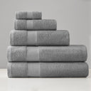 Premium Turkish Cotton 6 - Piece 500GSM Plush Towel Set - Charcoal - Comfort Spaces - Towel Sets - Elite Enclave Home
