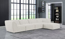 Miramar - 5 Piece Modular Sectional - Meridian Furniture - Stationary Sectionals - Elite Enclave Home