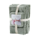 Nurture - Sustainable Antimicrobial 6 Piece Towel Set - Green - Clean Spaces - Towel Sets - Elite Enclave Home