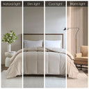 Winfield - 300 Thread Count Cotton Shell Luxury Down Alternative Comforter - Beige