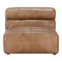 Ramsay - Leather Slipper Chair - Tan - Moe's Home Collection - Armless Chairs - Elite Enclave Home