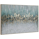 Divide - Hand Painted Art - Blue